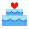 Pastel de boda icon