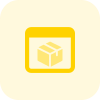 Packers and Movers website with box packing icon