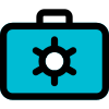 Business software maintenance and configuration setting icon