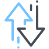 並べ替え矢印 icon