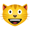 웃는 고양이 이모티콘 icon