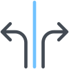 giro perpendicular icon