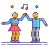 external-pairs-dance-flaticons-lineal-color-flat-icons-2 icon