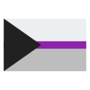 bandeira semissexual icon