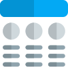 Detail and structural material specification in engineering drawing icon