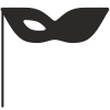 Máscara-externa-máscaras-de-fiesta-iconos-planos-inmotus-design-2 icon