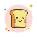 Kawaii Bread icon