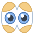 Yeux Cartoon icon