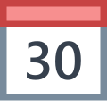 Calendario 30 icon