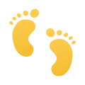 Pieds de bébé icon