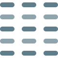 Multiple column table spread-sheet template lines format icon