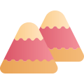 Candy corn icon