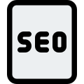 Seo file for web content optimization online icon