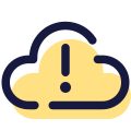 Nube de error icon