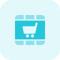 Sales and Marketing video with shopping cart icon