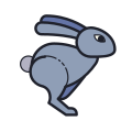 coelho correndo icon