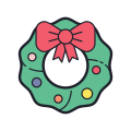 Corona de Navidad icon