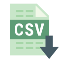 エクスポートCSV icon