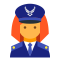 Air Force Commander weiblich icon