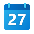 Kalender 27 icon