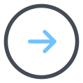 Circled Right icon