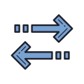 Sorting Arrows Horizontal icon