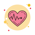 Heart with Pulse icon