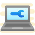 컴퓨터 지원 icon