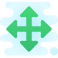 Redimensionner Quatre Directions icon