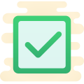 Ausgefüllte Checkbox icon