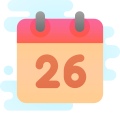 Calendar 26 icon