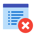 Delete Document icon