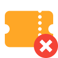 Supprimer ticket icon