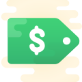 米ドルの値札 icon