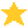 Пиксельная звезда icon