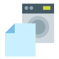 Folhas na lavanderia icon