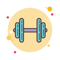 Dumbbell icon