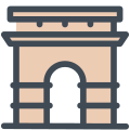 Arco del triunfo icon