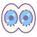 Eyes Cartoon icon