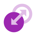 Transition Both Directions icon