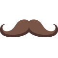 Moustache anglaise icon