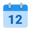 Calendrier 12 icon