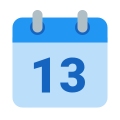 Calendário de 13 icon