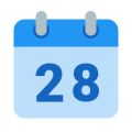 Calendario 28 icon