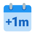 Плюс 1 месяц icon