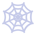 Spider web icon