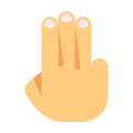 3 本の指 icon