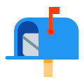 Postfach mit Brief icon