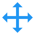 Redimensionner Quatre Directions icon