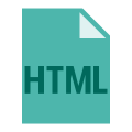 Tipo de Ficheiro HTML icon